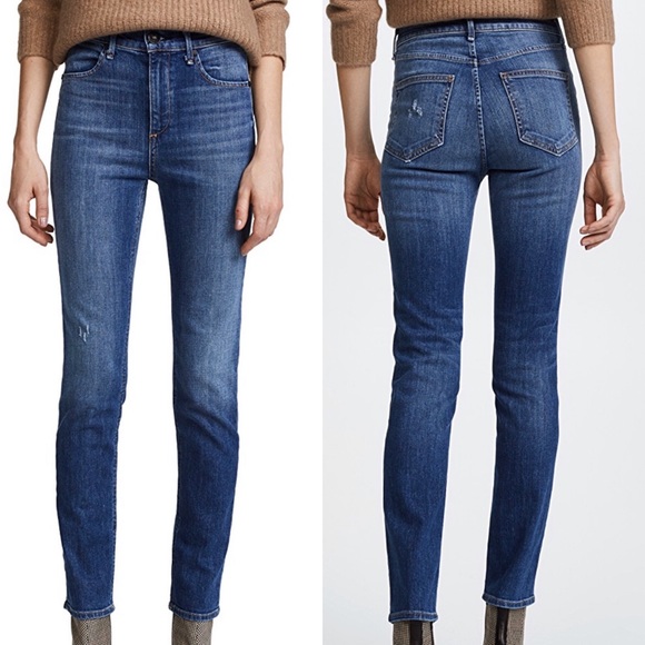 rag & bone Denim - Rag & Bone Cigarette Ankle Jeans